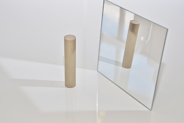 Mirror cut to shop size